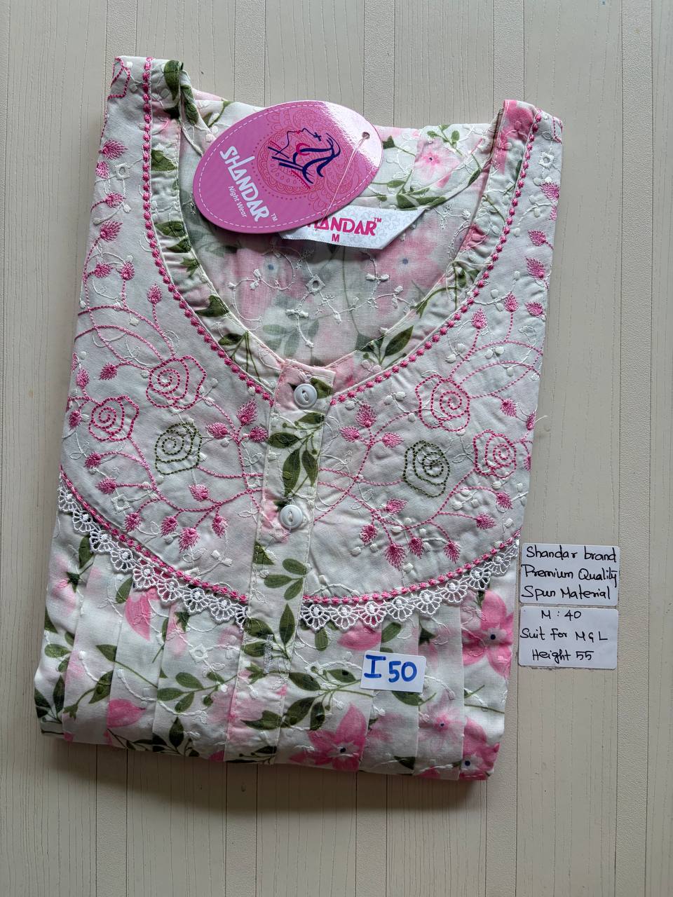 ASS174 Shandar Spun nighty