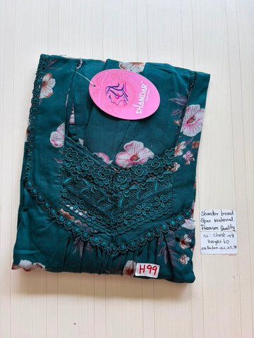 CSS 355 Height Shandar Spun nighty