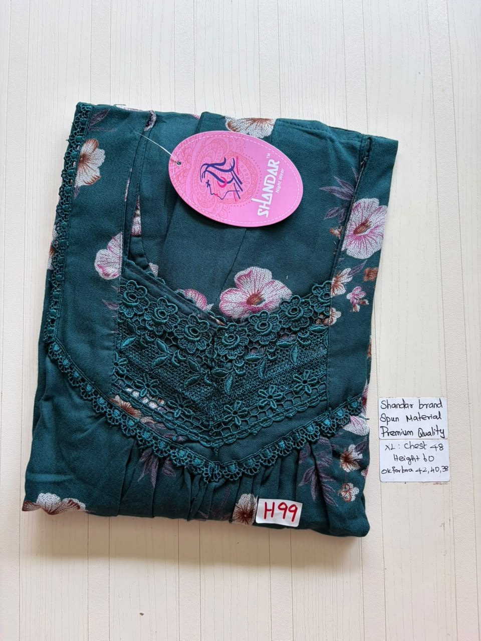CSS 355 Height Shandar Spun nighty
