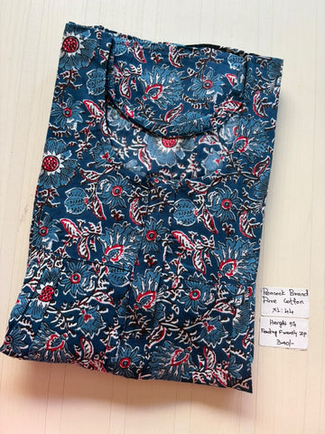 AASBP 502 Peacock Pleats Zip Nighty BP BPS CPS DPS