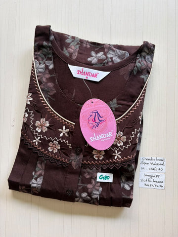 ASS 459 Shandar Spun nighty