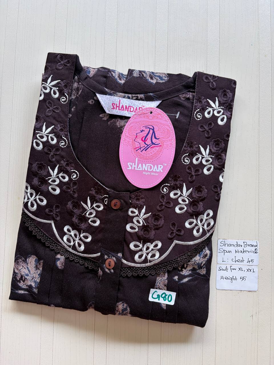 bss 329 Shandar Spun nighty