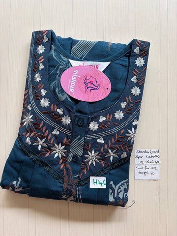 css 615 Shandar Spun nighty