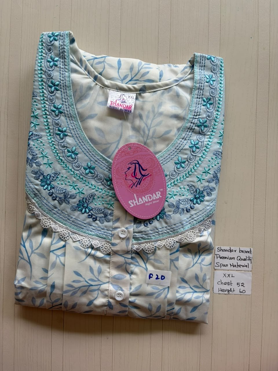 DSS186 Height Shandar Spun Nighty
