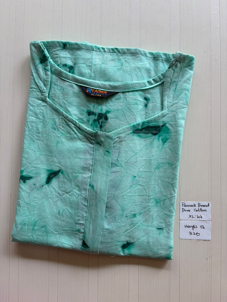 AASZ 308 Peacock Zip Nighty BP CPS