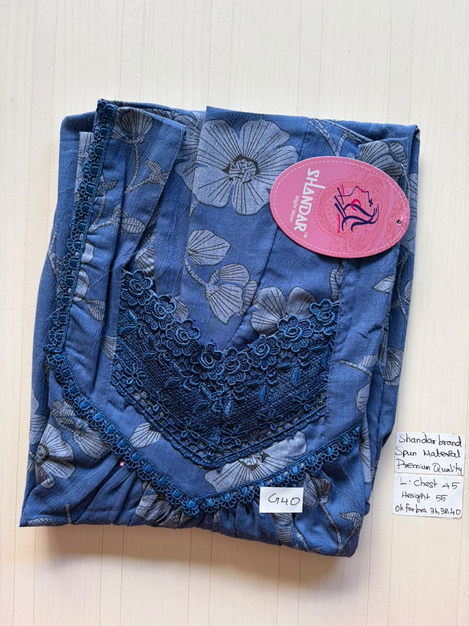 BSS 052 Shandar Spun nighty