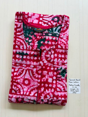 AASBP 094 Peacock Pleats Zip Batik Nighty BP CPS