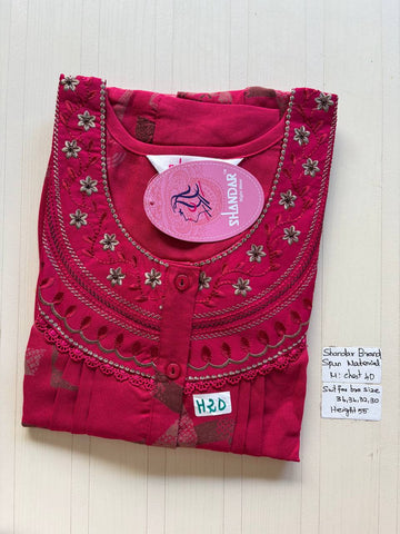 ASS 860 Shandar Spun nighty