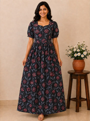 MFS225 Peacock Height maxi frock YY1 YY2
