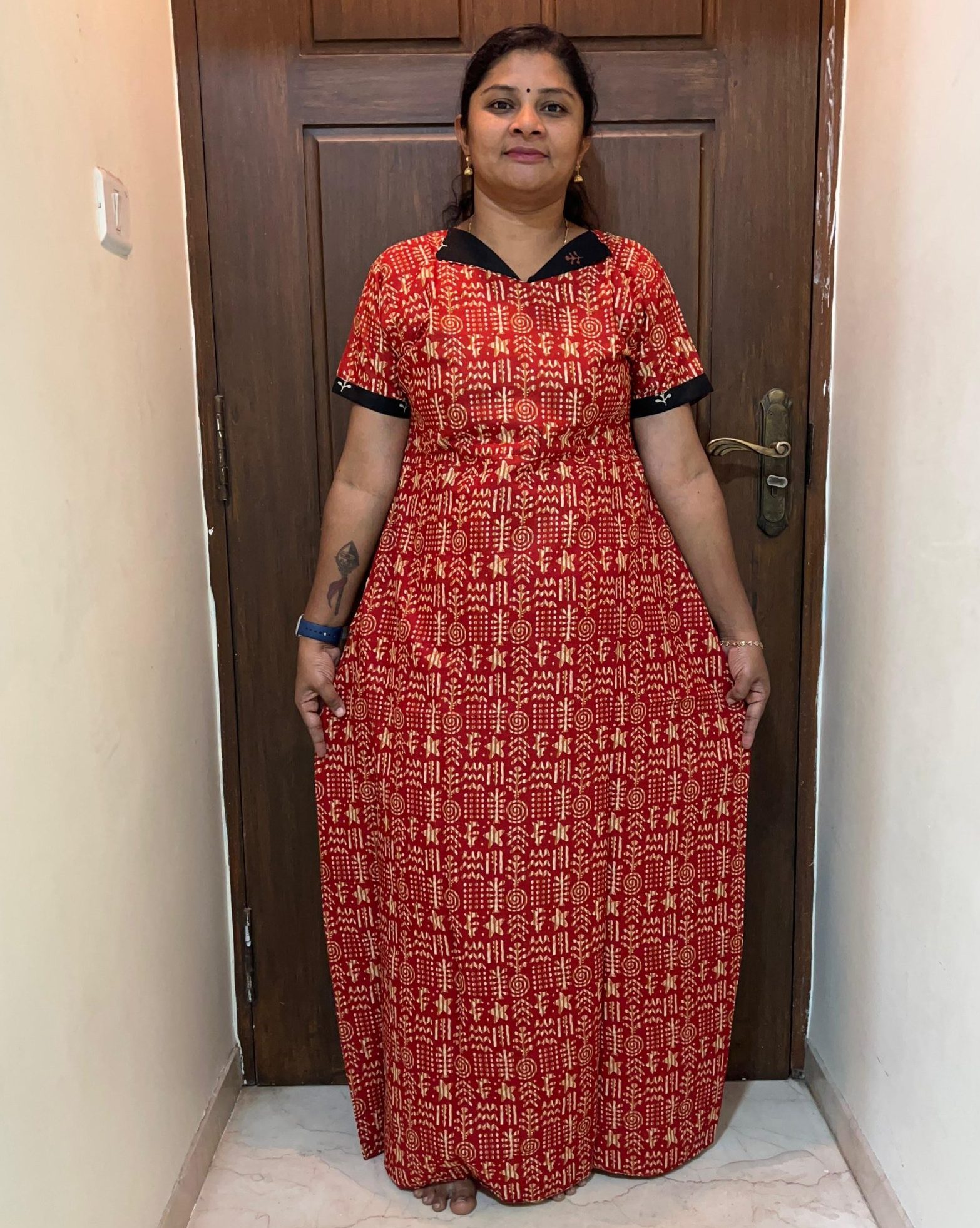 WhatsApp Image 2026-04-10 at 3.46.52 PM AB052 Pranjul Nighty - Image 1